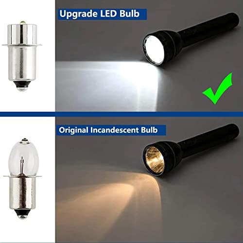 LudoPam LED komplet za konverziju zamjenska sijalica kompatibilna za Maglite baterijsku lampu 2 Cell D / C