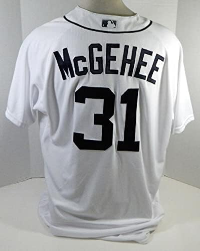 Detroit Tigers Casey Mcgehee # 31 Izdana divljači Bijeli dres 50 DP20893 - Igra Polovni MLB dresovi