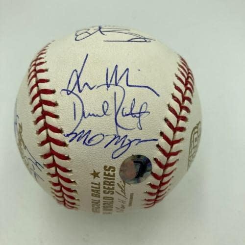 2004. BOSTON Red Sox World Series TEMS CHAMPS potpisao W.S. Baseball MLB Holo - autogramirani bejzbol