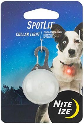 Nite Ize Spotlit XL LED ovratnik svjetlo, karabiner klip za pseće svjetlo, USB Punjivo, disk-O odaberite svjetlo za promjenu boje