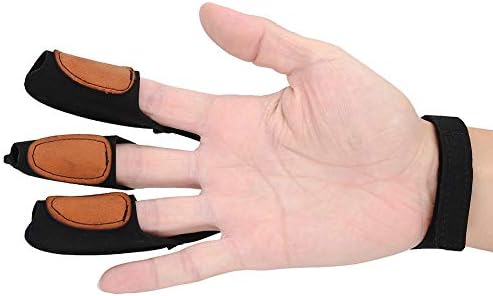 Damohony podesivi zaštitni dodatak za rukavice s 3 prsta za trening gađanja lukom sa zakrivljenim lukom