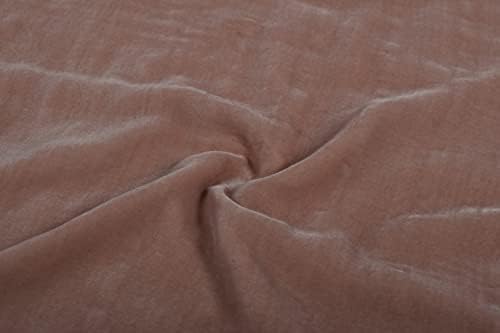 Dizajn Košarica breskva ružičasta obična svilena baršunasta tkanina za umjetnost & zanati, uradi sam, šivanje