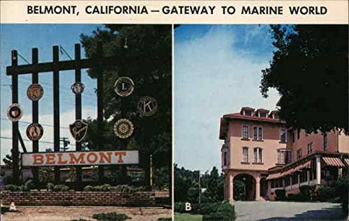 Belmont, California - Gateway do Marine World Belmont CA Originalna vintage razglednica