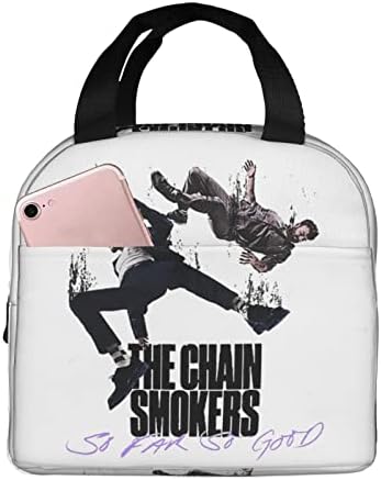 SINIVALIA the Music Chains& mokers torba za ručak za višekratnu upotrebu izolovana kutija za ručak prenosive
