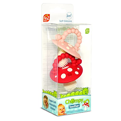 RaZbaby Soft Silicone Infant & Baby 3m+ Teether igračka za masažu čekinje Teether Relief cucla-umiruje bolne