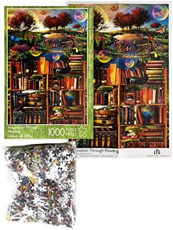 Crown Point Graphics Imagination Through Reading-slagalica od 1000 komada mekog dodira-umjetnost iz galerije