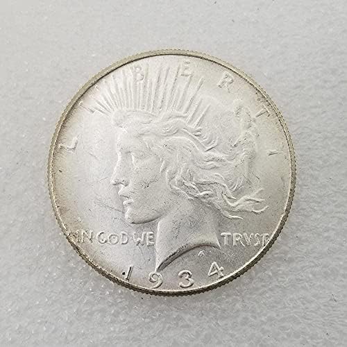 Starinski zanati Američki 1934. srebrni dolar srebrni okrugli vanjska trgovina # 2115
