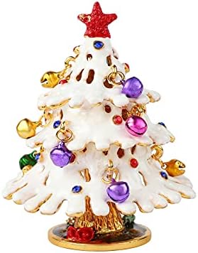 Fasslino Božićna sitnica sa nakitom nakita sa šarkama i šarenim zvonima ručno oslikani ukrasi poklon za