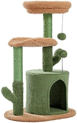 Kuća kula mačaka TOWER mačja sa ogrebotinama Slatka kaktus Play House Namještaj sa Condo Nest Mordern PET
