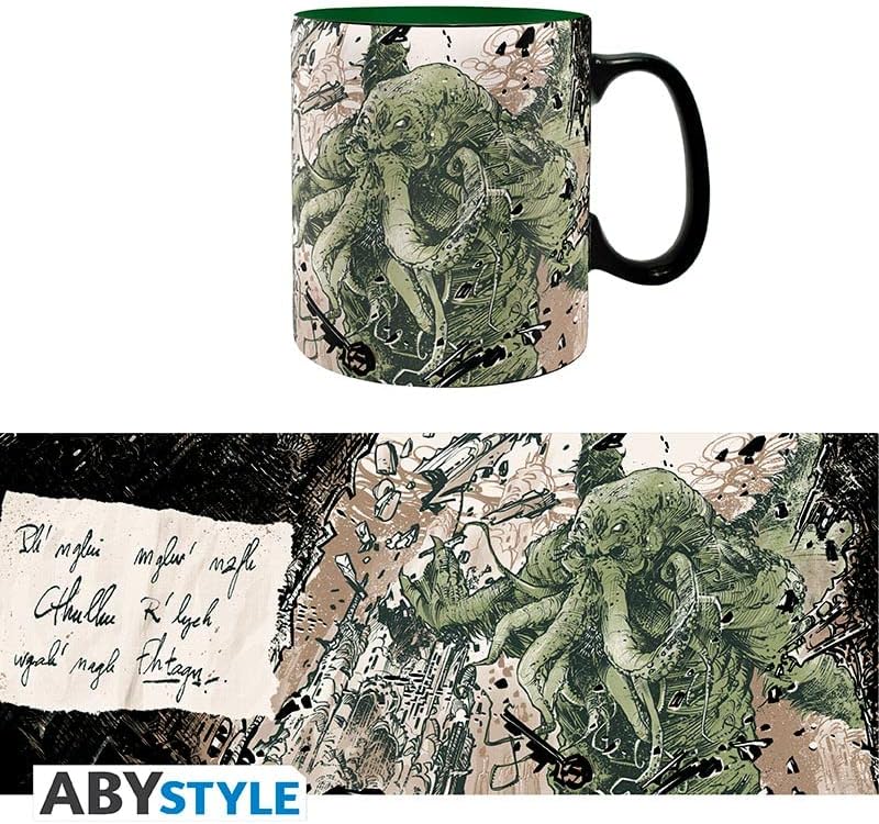 ABYstyle H. P Lovecraft poziv Cthulhu keramičke kafe čaj 16 oz. Horor Priča Kultni Klasični Poklon Za Piće Za Piće