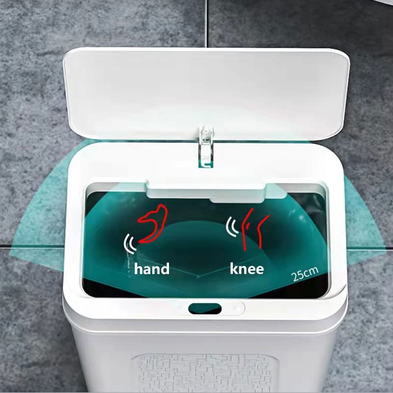 XDCHLK Smart Sensor automatska elektronska kanta za smeće otporna na Kupatilo Toalet voda uski šav kanta