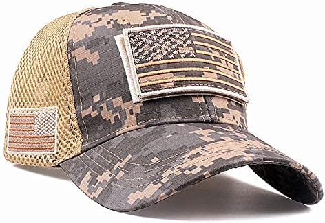 Camo američka zastava Patch šešir bejzbol kape Vintage oprani Tata šešir Patriotski taktički vojni vojni šeširi za muškarce žene