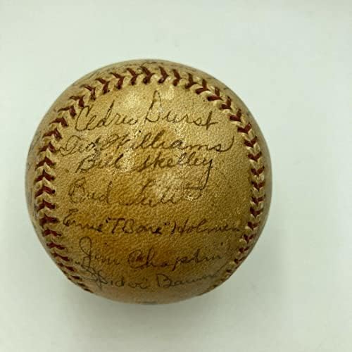 Najraniji Ted Williams 1937 Tim za manji ligu potpisao je bajzbol JSA - autogramirani bejzbol