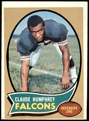 1970 FAPPS 156 Claude Humphrey Atlanta Falcons VG / ex Falcons Tennessee St