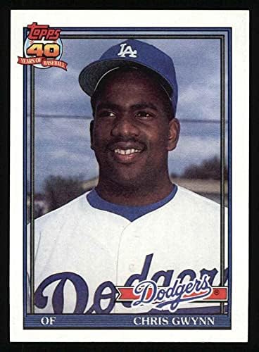 1991 TOPPS 99 Chris Gwynn Los Angeles Dodgers NM / MT Dodgers