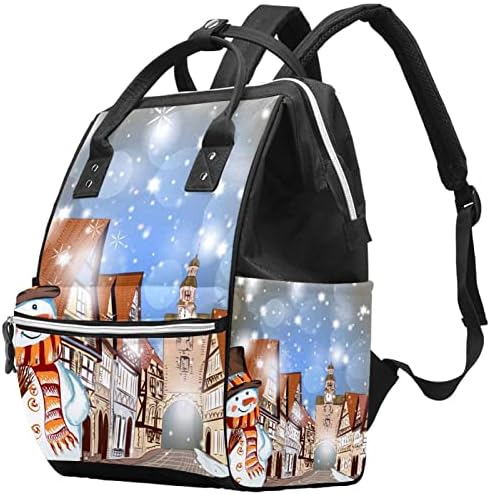 Božićni ruksak snijega s snjegovenom rukom sa promjenom vrećica za dječje djevojke djevojke mama torba
