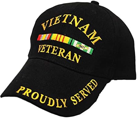 FindingKing Vijetnamski Veteran Ponosno Služio Šešir Crni
