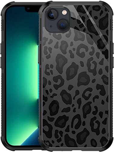 Kućište kompatibilno sa iPhoneom 14 max / iphone 14 plus, crno siva leopard dizajn za djevojke za muškarce