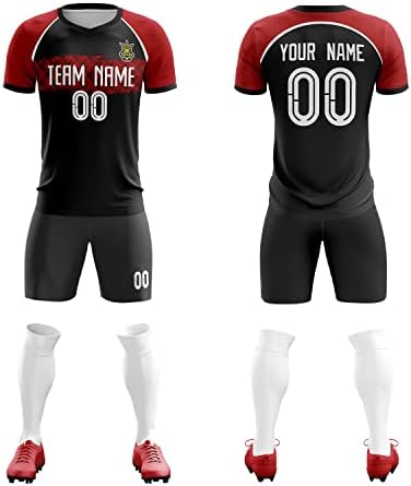 Prilagođeni nogometni dres i kratke hlače Nogometnu uniformu za muškarce / žene / Obično Personalizirani
