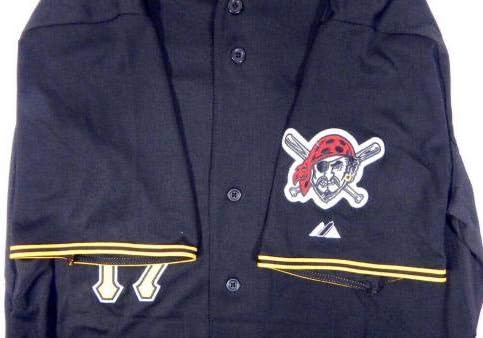 2015 Pittsburgh Pirates Pedro Florimon 17 Igra Rabljeni Black Jersey 731 - Igra Polovni MLB dresovi