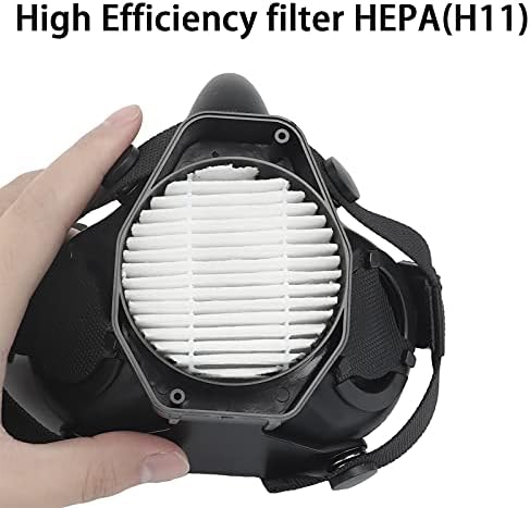 Respirator za ponovni respirator Pola maska ​​Airsoft taktičke vojne lice dah maska ​​za prašinu silikonske
