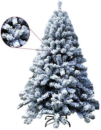 4ft snijeg / jato umjetno božinsko stablo, premium šarke od drveća od bora od bora od kuglice od metalnog