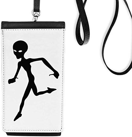Univerzum i vanzemaljci Trčanje vanzemaljskog telefonskog novčanika torbica Viseće mobilne torbice Crni