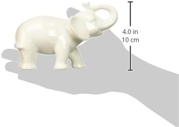 ABBOTT kolekcija keramička figurica slona, ​​bijela