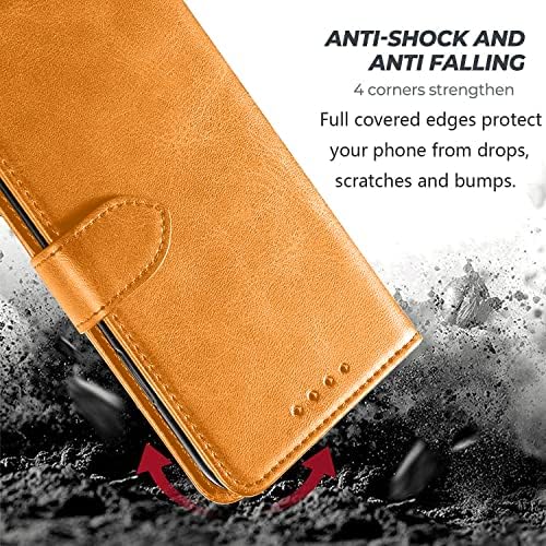 za Samsung Galaxy A04e futrola i kaljeno staklo Zaštita ekrana, PU Koža Flip Cover Wallet zaštita kućišta