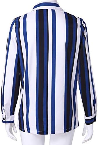Žene 2023 ljetne majice Striped top dmume bluze s dugim rukavima Kombinacije dugih rukava Lightweight Cardigani
