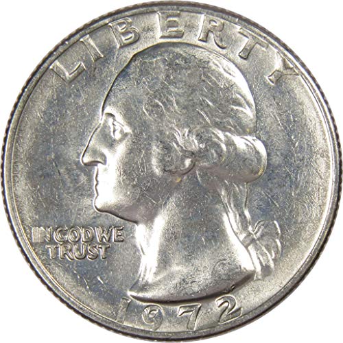 1972. Washington Quarter buncirculirana država za metvu 25C Konleksni američki novčić