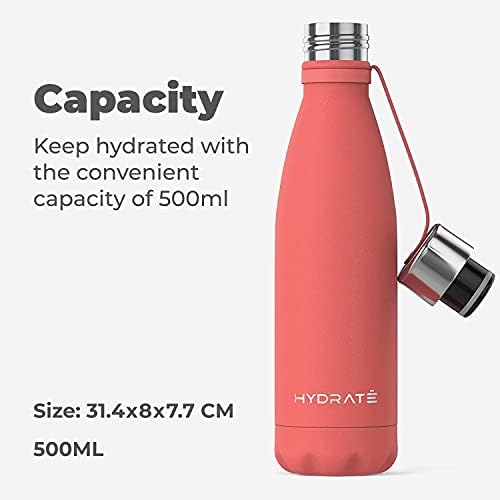 Hydrate Super izolirana boca od nehrđajućeg čelika - 500ml - tropski vetar - BPA FATCH BESPLATNO METALNI
