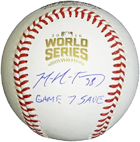 Mike Montgomery potpisao je Rawlings Službeni Bejzbol World Series W / Igra 7 Sačuvaj - AUTOGREM BASEBALLS