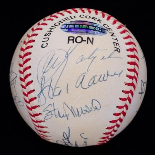 300 HIT CLUB potpisan bejzbol Willie možda Hank Aaron Steiner COA - autogramirani bejzbol