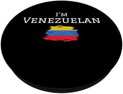 Ja sam Venecuelanski ponosan što sam iz Venezuela suvenir zastave Popsockets zamjenjiva popgrip