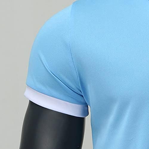 Majice Beuu Henley za muške, ljetni patentni zatvarač klasični dizajnirani modni pamučni polo majica Sport na otvorenom TEE majica