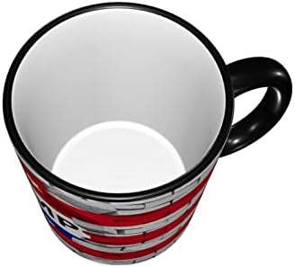 Američki SAD Trump Zastava smiješne keramičke šalice za kafu za žene muškarci odrasli 11 Oz uredski dom