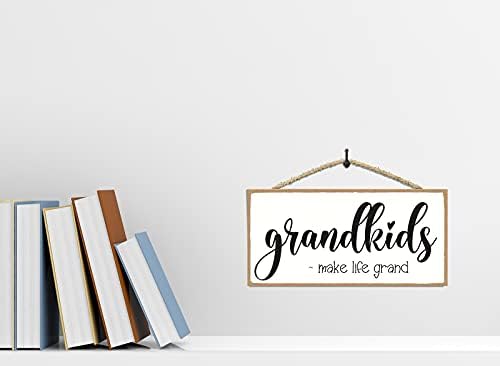 Grandkids čine život Grand Sign - Grandkids Signals za kućni dekor - bake i bake poklon - pokloni za kućni