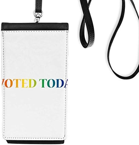 LGBT dugačka zastava I Glasajte danas Telefon novčanik torbica Viseća mobilna torbica Crni džep