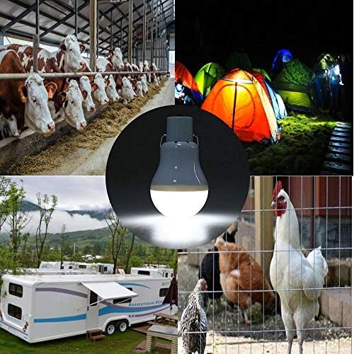 LED Sijalice prenosive solarne lampe solarni pogon kokošinjac svjetlo sa 3,5 M solarni Panel za kamp Šator