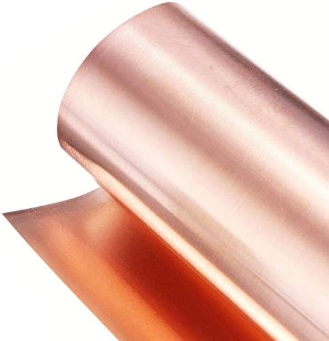 CHEFUN metalna bakrena folija 99,9% bakrena lima metalna ploča debljina0,05mmx300mmx1000mm mesingana ploča