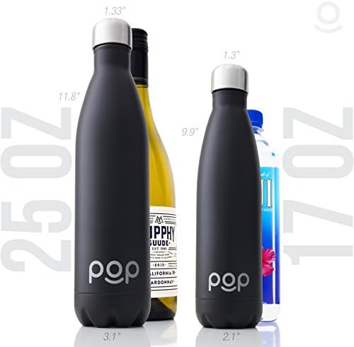 Pop dizajn od nehrđajućeg čelika vakuum izolirana boca za vodu, drži hladne 24h ili vruće za 12h, znoj i