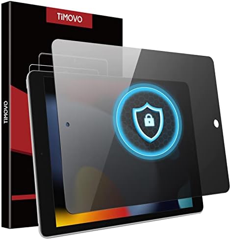 TiMOVO 1 Paket Zaštita ekrana za privatnost kompatibilan sa iPad 10,2 inča 2021/2020/2019, Anti-Spy zaštitni Film od kaljenog stakla za ipad 10,2 inča jednostavna instalacija, 9H