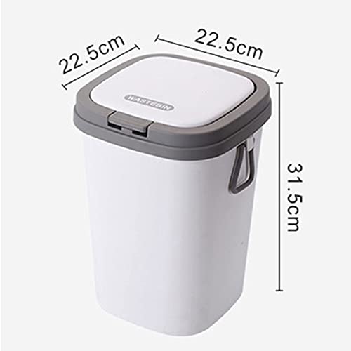 Lody Trash Can, smeće može kuhinja toaletni otpad s poklopcem kupaonice papirnica za papir za papir za smeće za dnevnu sobu za smeće