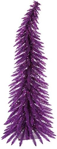 Vickerman 30 ljubičasto ćudljivo veštačko božinsko stablo, ljubičasta dura-lit LED svjetla - Faux božićno drvce - sezonski unutarnji kućni dekor