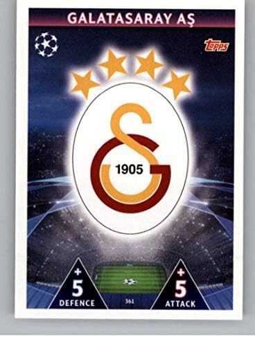 2018-19 TOPPS UEFA Liga prvaka Attax # 361 Club Badge Galatasaray S.K. Nogometna trgovačka kartica