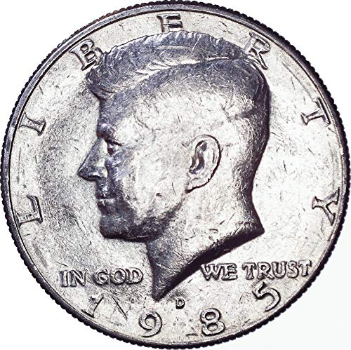 1985 D Kennedy Polu Dollar 50c Veoma dobro
