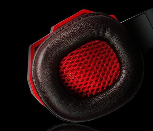 Acoud Gaming slušalice sa mikrofonom Stereo slušalice preko ušiju za poništavanje buke slušalice sa LED