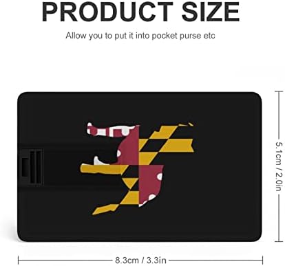 Pitbull Maryland zastava kreditne kartice USB flash diskove Personalizirano Memory Stick Key Corporate pokloni