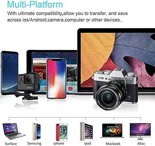 BoxWave Smart Gadget kompatibilan sa Fujitsu LifeBook U7310 - Allreader čitač SD kartica, čitač microSD
